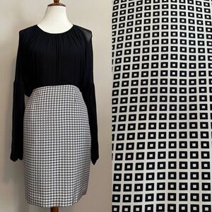 1990’s Silk Geometric Print Skirt